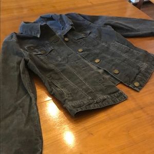Gray courderoy jacket
